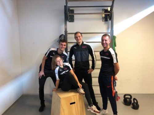 Max, Emma, Luuk en Mike van Inholland-FitTest 60+