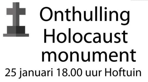 onthulling holocaust monument